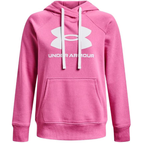 8b334181-4c53-4575-a4cc-ccd381cc4fc7-16.png Under Armour Women's Rival Fleece Logo Hoodie Pink Edge - Image 1