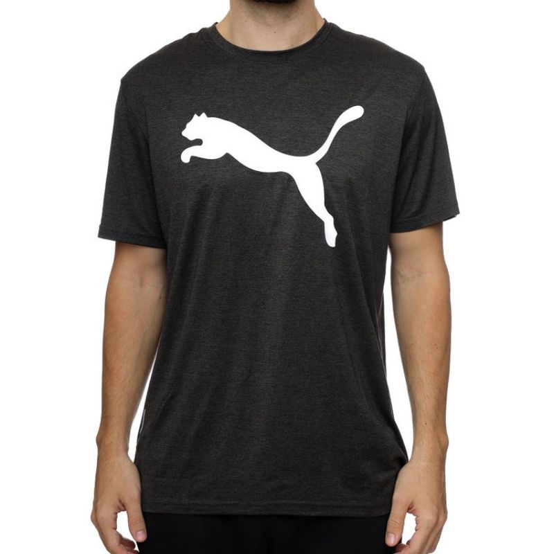 52235201 (1) Puma Men's Train Fav Heather Cat Tee 522352 01 - Image 1