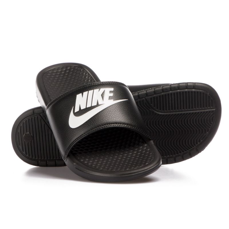 Blk & Wht Benassi Nike Benassi JDI Men's Slipppers - Image 1