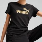 Puma Women's ESS Metallic No.1 Logo Tee 631536 51