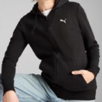 Puma Women's ESS Puma Logo Full-Zip Hoodie 682406 01 - Image 3