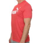 Puma ESS No.1 Logo Heather Men's Tee 682550 11 - Image 2