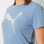 Puma ESS Metallic Logo Women's Tee 684995 34 - Image 2