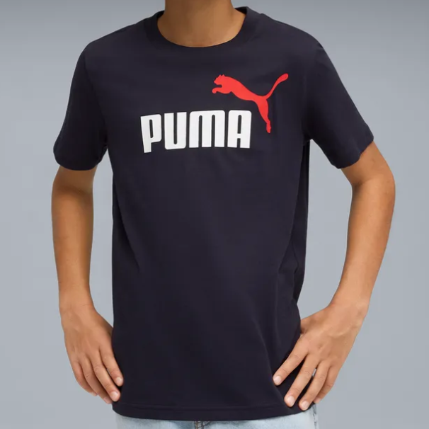 685778 16 (1) Puma ESS 2 Colour No.1 Logo Boy's Tee 685778 16 - Image 1